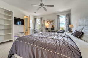3 chambres, bureau, fer et planche à repasser, accès Internet