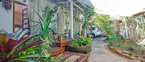 Entrada de la propiedad