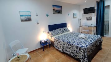 1 dormitorio, Internet, ropa de cama