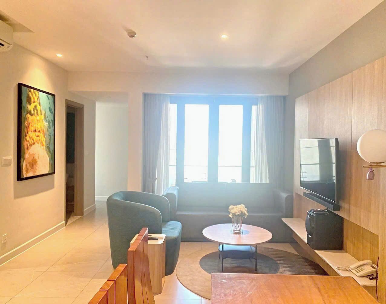 Luxury Apartment, 2 Bedrooms, Balcony, City View | Living area | 52-inch LCD TV with digital channels, pay movies