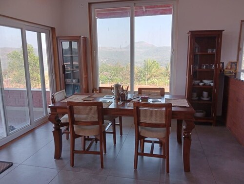 AVISA is pet friendly 3 BHK luxury villa on a hilltop with sea view @ Diveagar