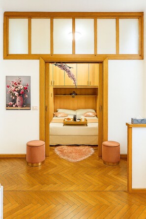 1 makuuhuone, silitysrauta/-lauta, ilmainen Wi-Fi, vuodevaatteet