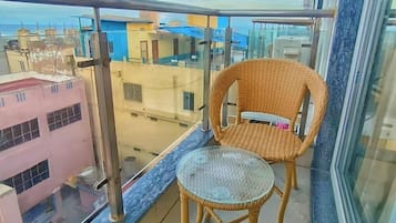 Superior Double Room, Partial Sea View | In-room safe, desk, laptop workspace, free WiFi