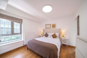 Superior Apartment, 3 Bedrooms, Balcony, City View | Iron/ironing board, free WiFi - Tyms 3BR 2BA Apt Near Metro (Shanghai)