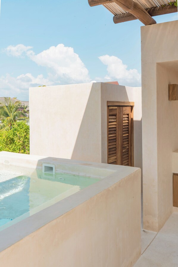 Exclusive Condo, 2 Bedrooms, Bay View | Terrace/patio - Punta Morelos (Brisas de Zicatela)