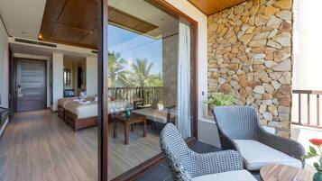 Deluxe Room, Pool View | Balcony