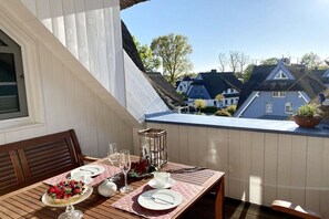Outdoor dining - Wellness Residence Apartment 19 (Zingst)