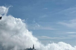 Blick von der Unterkunft