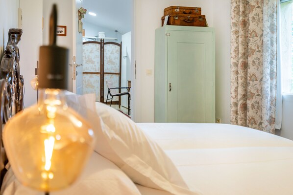 Deluxe Double Room, Garden View | Desk, laptop workspace, free WiFi