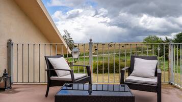 Exclusive Double Room, Mountain View, Tower | Terrace/patio