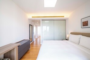 Superior Apartment, 3 Bedrooms, Kitchen, City View | Desk, laptop workspace, iron/ironing board, free WiFi