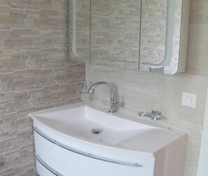 Regadera y secadora de cabello 