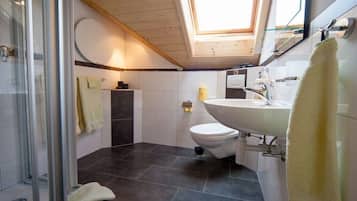 Shower, hair dryer