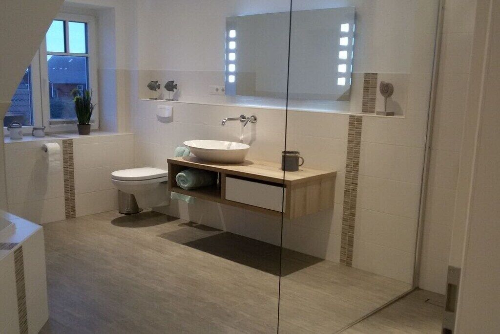 Shower, hair dryer