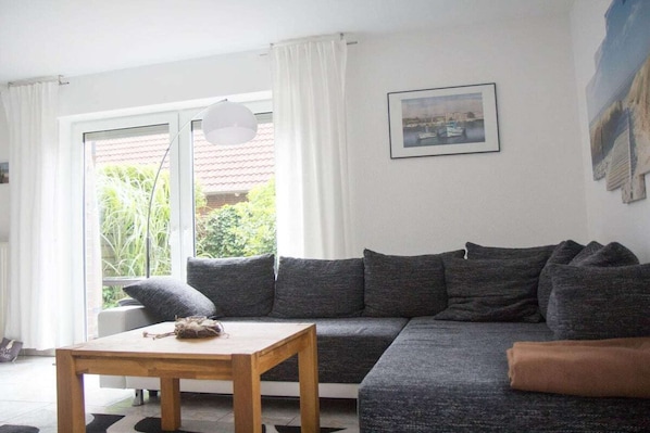 Smart TV, DVD player, books