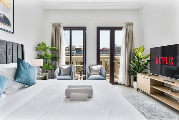 1 bedroom, in-room safe, iron/ironing board, Internet