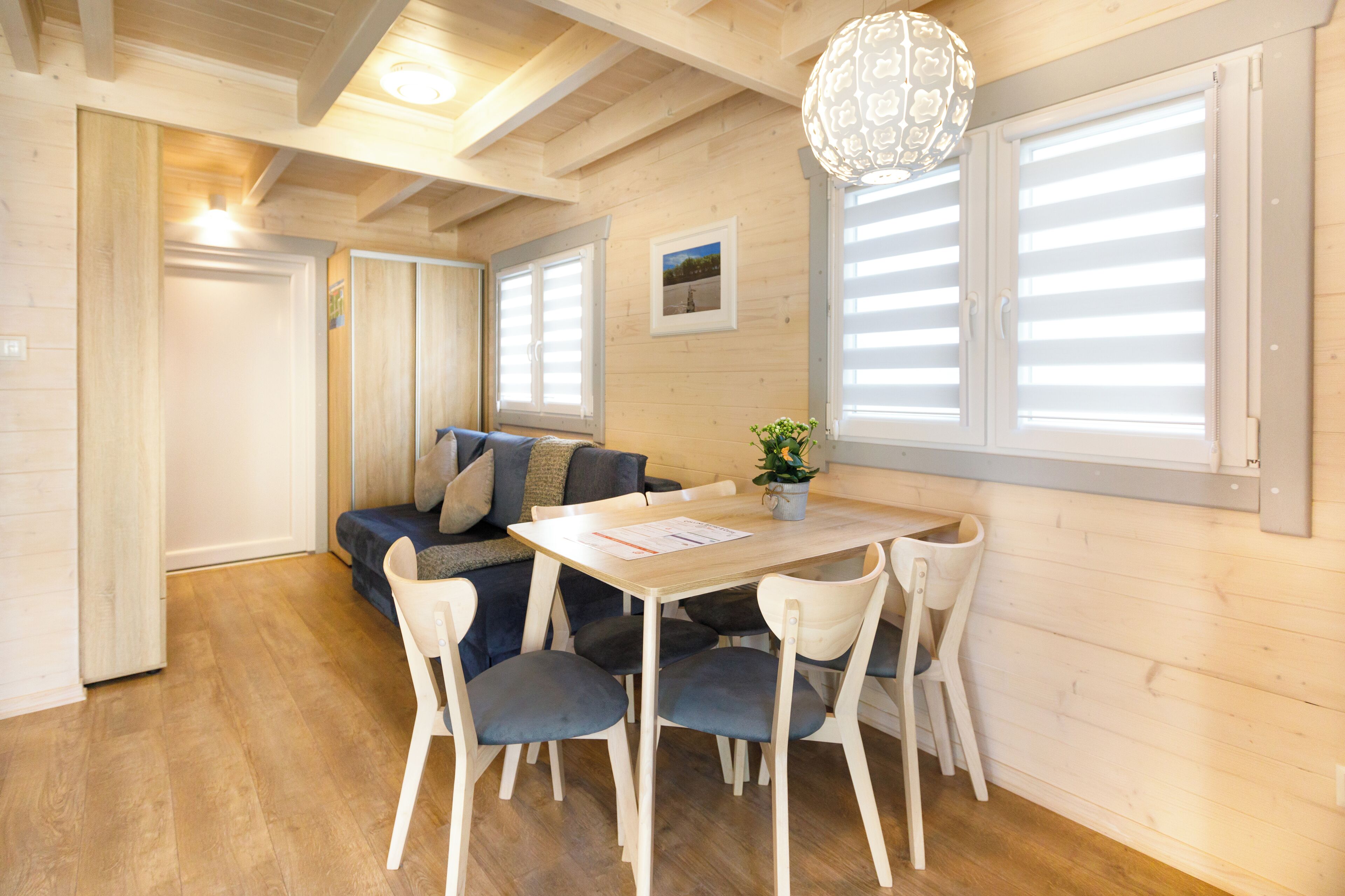 Classic-Ferienhaus, Blick auf die Anlage (alejka zielona)