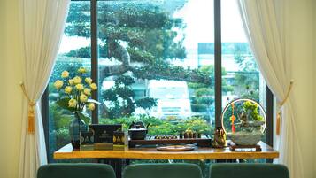 Sala de estar en el lobby