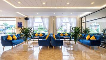 Sitteområde i lobbyen