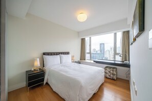 Superior Apartment, 3 Bedrooms, Balcony, City View | Iron/ironing board, free WiFi