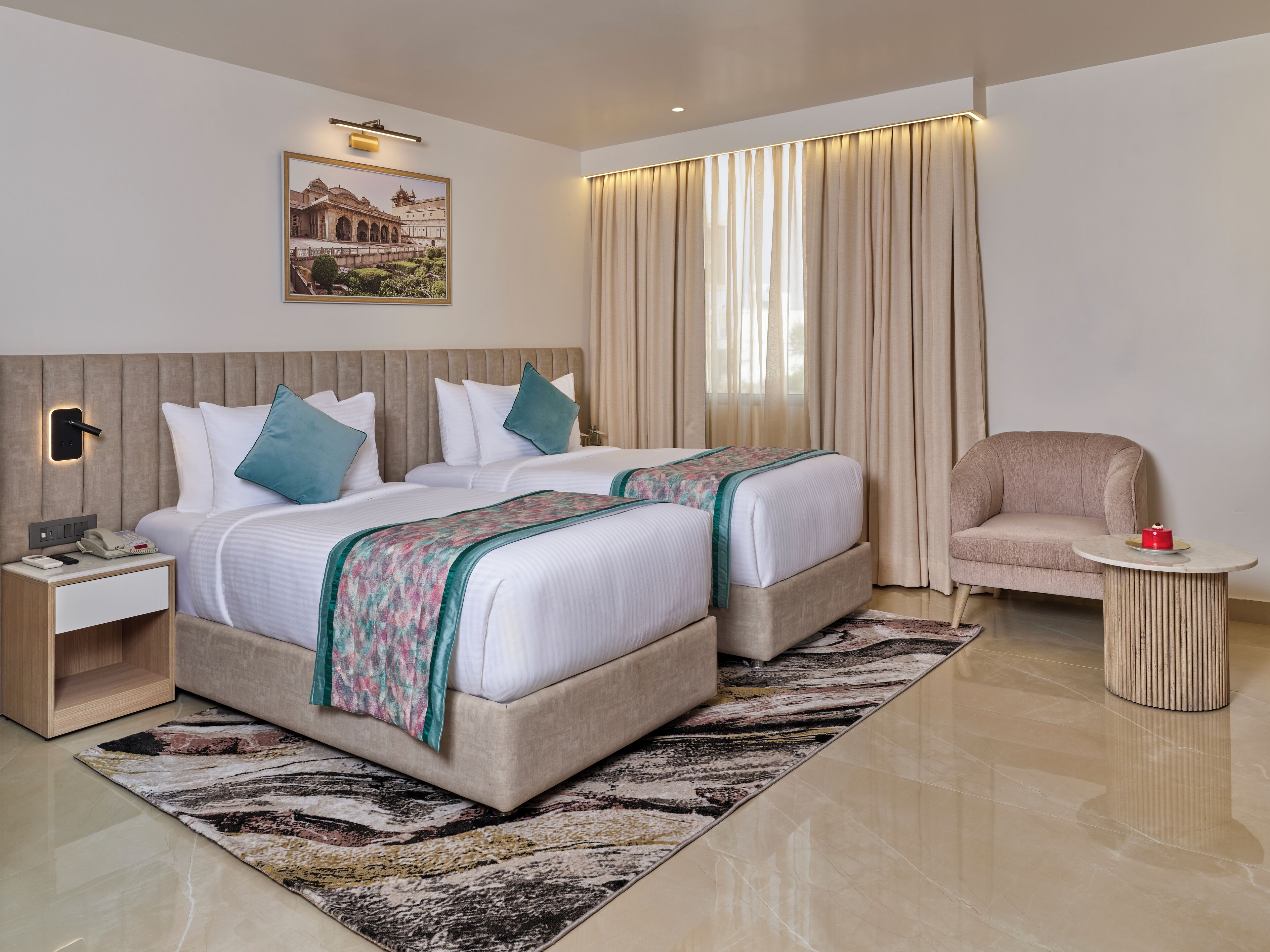 Ropa de cama de alta calidad, wifi gratis y ropa de cama 