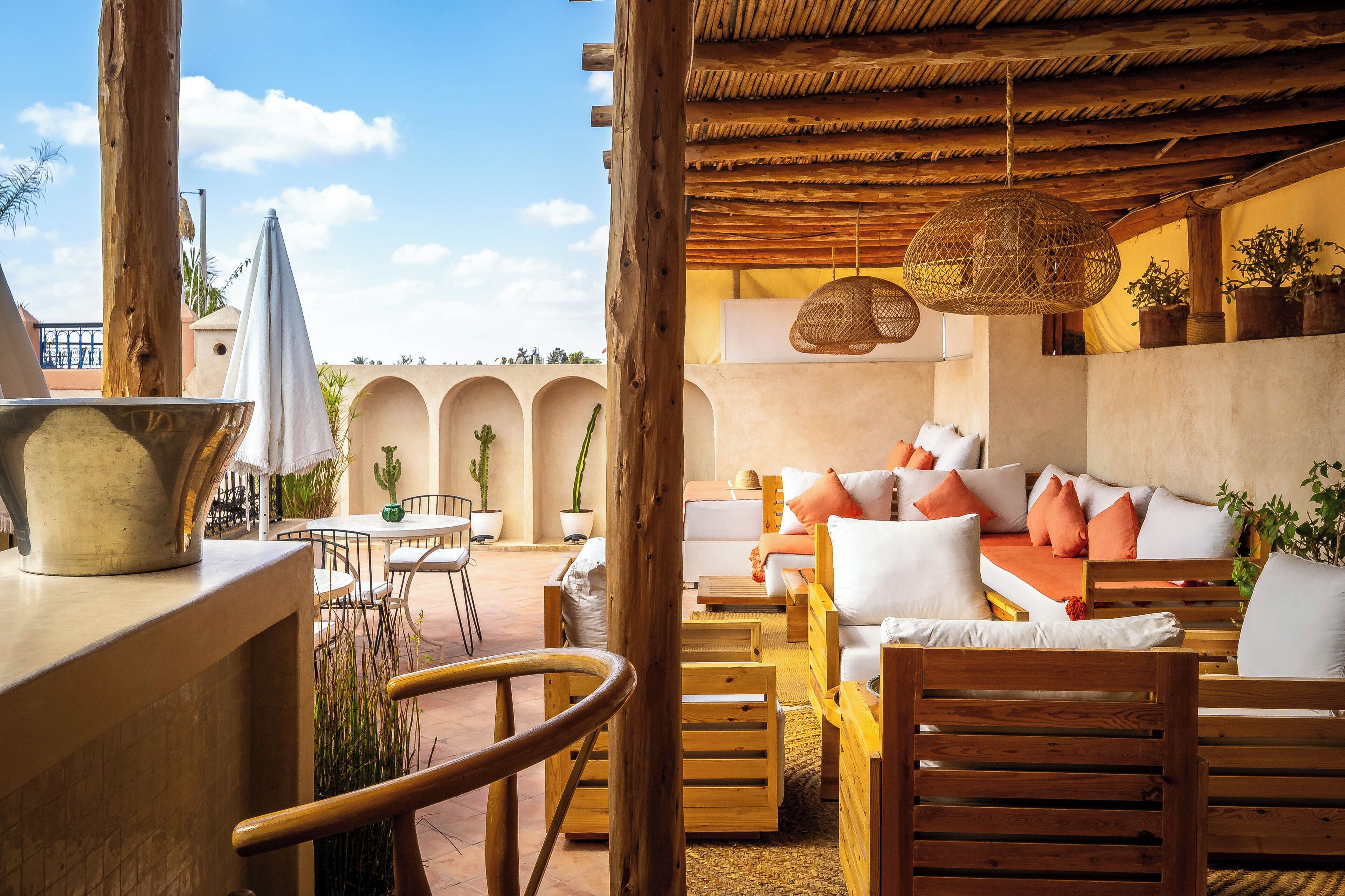 Terrasse sur le toit