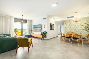 Apartment, Beach View | Living area