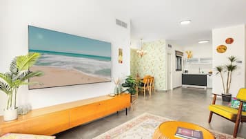 Apartment, Strandblick | Wohnbereich