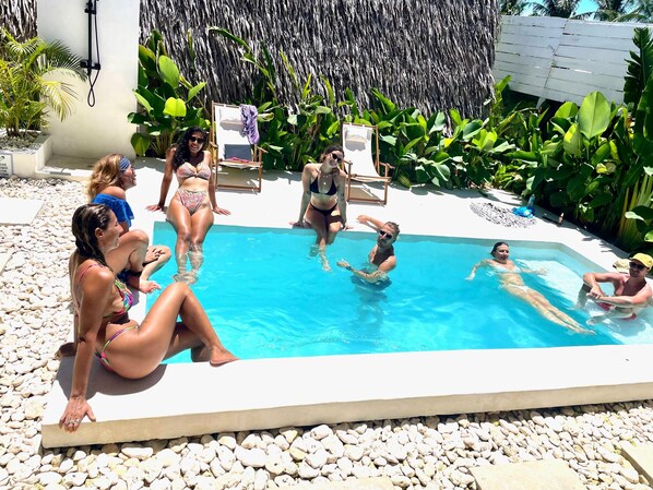 Outdoor pool - VillaLunaSiargao (General Luna)