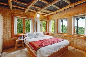 Deluxe Cottage | Bed sheets - Ecosense Resort (Bandarban)