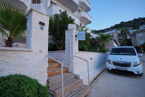 Façade de l’hébergement