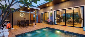 Sky Blue Pool Villa at Hua Hin 3bedrooms and 4 Bathrooms Near Cha-am Beach