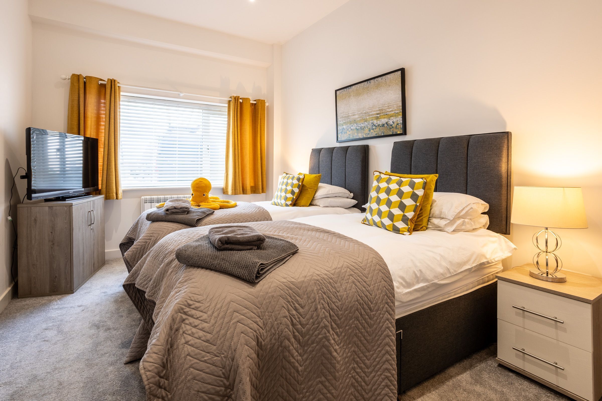 2 bedrooms, iron/ironing board, WiFi (free)