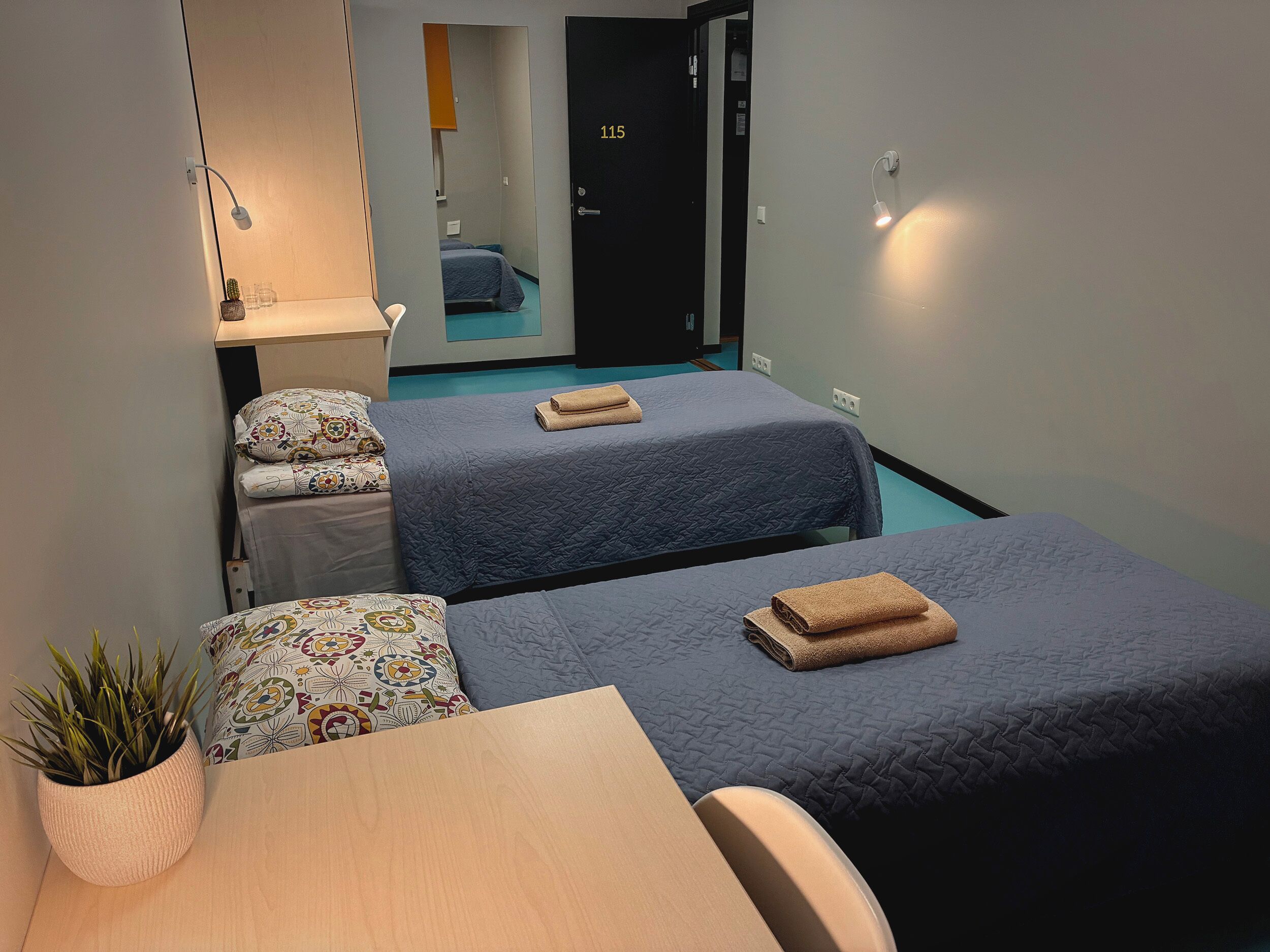 Standard Quadruple Room, Park View | Desk, laptop workspace, iron/ironing board, free WiFi