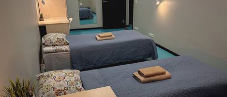 Desk, laptop workspace, iron/ironing board, free WiFi