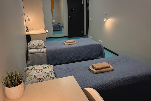 Chambre Quadruple Standard, vue parc