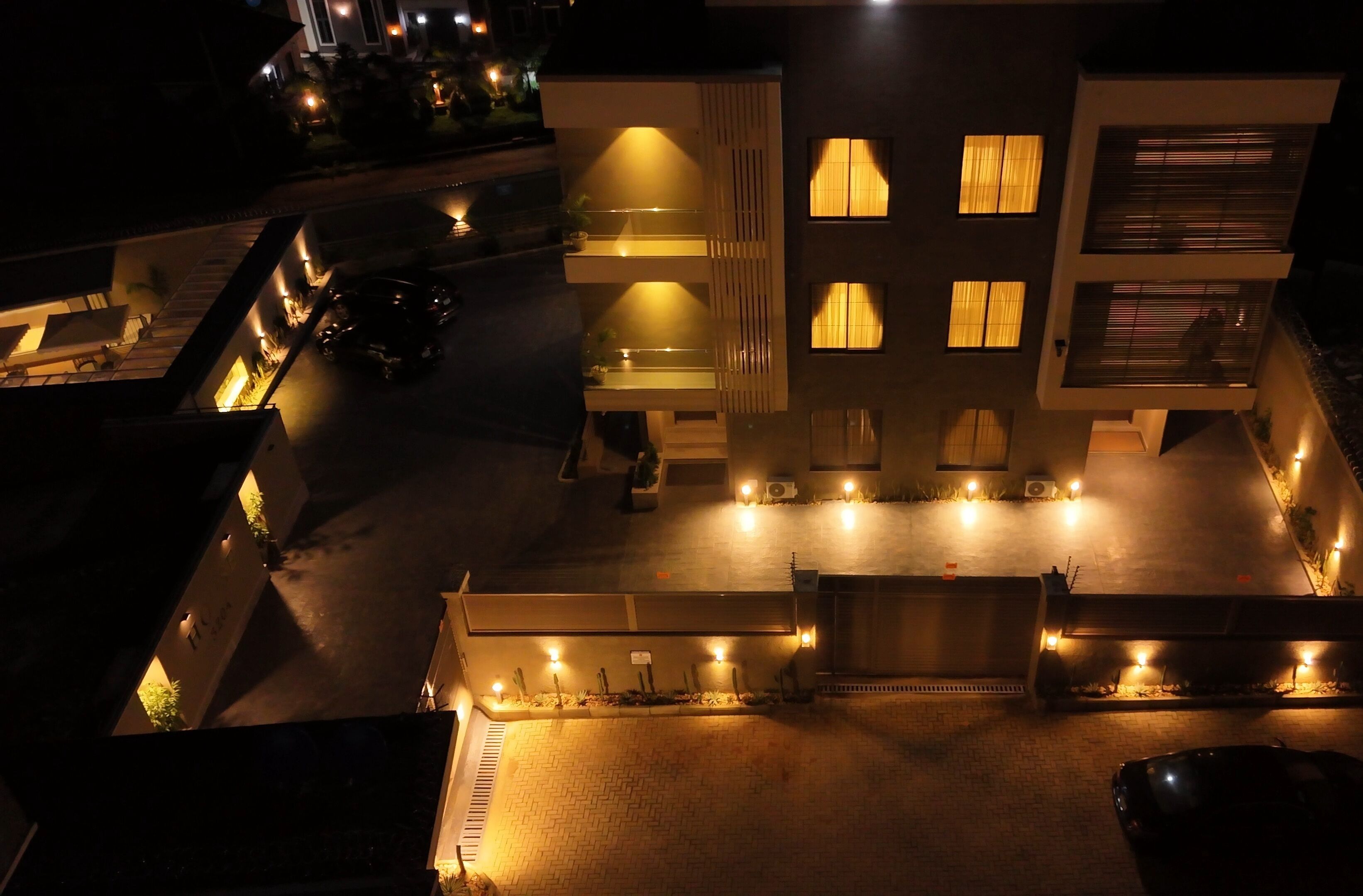 Façade de l’hébergement