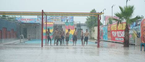 Seasonal outdoor pool