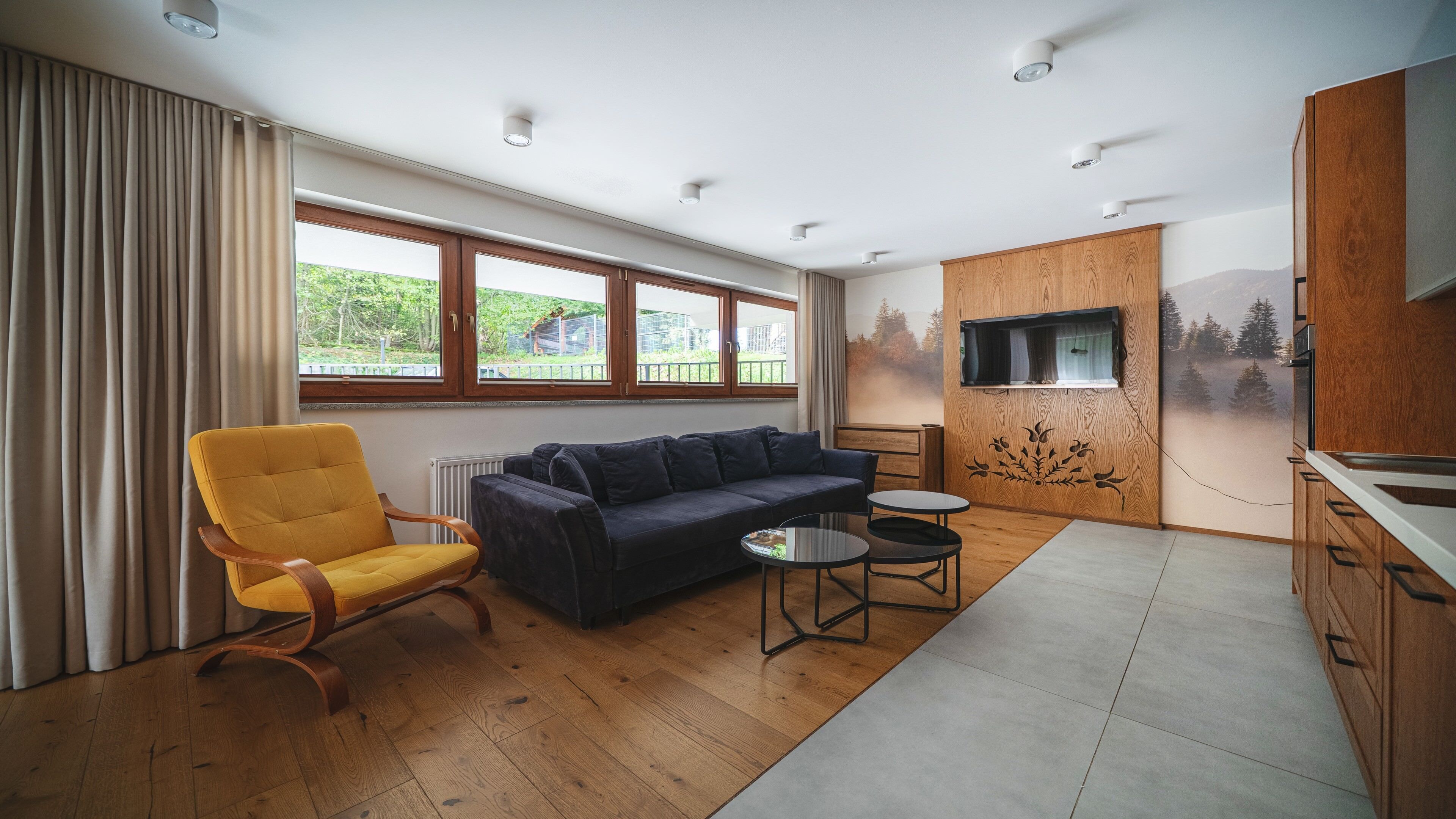 Apartament (1) Astra | บริเวณนั่งเล่น | ทีวีจอแบน