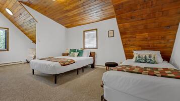 2 多间卧室、办公桌、WiFi、床单