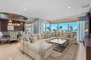 TV, offices - Aria #203 A Gorgeous 3-Bedroom + Theater Room Luxury Retreat by RVA (Longboat Key)