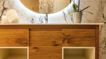 Free toiletries, hair dryer, towels, soap