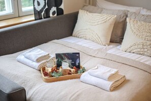 1 soverom, wi-fi og sengetøy