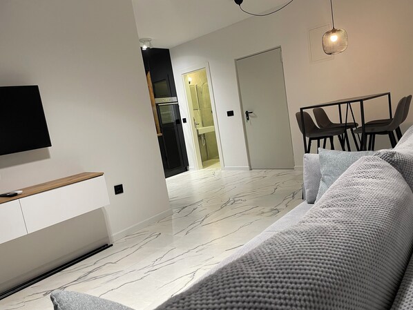 Living area - Armani apartment with a fantastic view (Crikvenica)