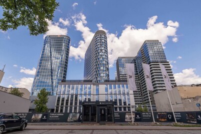 Zabrska 15 Katowice | Modern Studio for 2 Persons | Parking & Balcony | Business