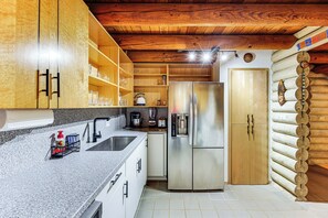 House (2 Bedrooms) | Interior - Lake Margaret Access: Boho Log Cabin w/ Backyard (Duvall)