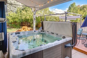 House (3 Bedrooms) | Interior - Private Hot Tub w/ Projector: Modern Aurora Home (Aurora)
