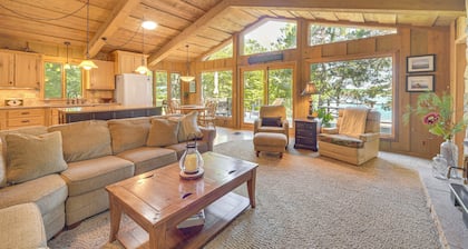 Waterfront Escape on Big Sand Lake w/ Private Dock