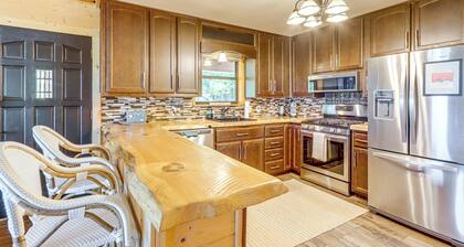 Deck, Panoramic Views: Serene Mineral Bluff Cabin!