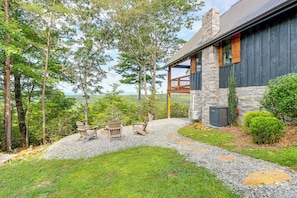 House (2 Bedrooms) | Interior - Deck, Panoramic Views: Serene Mineral Bluff Cabin! (Mineral Bluff)